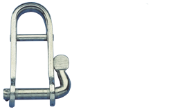 RVS snelsluiting, &Oslash;5mm, B=14mm, H=40mm (breekkracht 1050kg) - 272500 72dpi - 272500