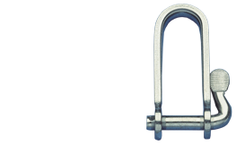 RVS snelsluiting met borg, &Oslash;5mm, B=14mm, H=40mm (breekkracht 1050kg) - 272600 72dpi - 272600