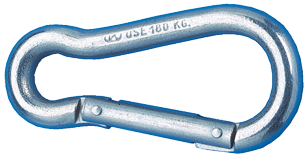 RVS karabijnhaak, &Oslash;10mm, H=100mm (breekkracht 1200kg) - 290600 72dpi - 290600