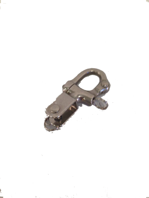 RVS snapsluiting voor 10mm-blok met '3-weg'-kop - 293000 - 293000