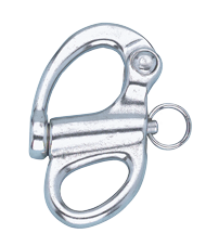 RVS snapsluiting met vast oog, A=&Oslash;12mm, B=9mm, L=52mm (breekkracht 1800kg) - 296100 72dpi - 296100