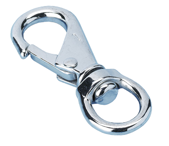RVS snaphaak wartelend, &Oslash;16mm, L=83mm - 296500 - 296500
