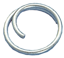 RVS borgring, 13x1mm - 310100 - 310100
