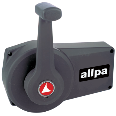&Eacute;&eacute;nhandel motorbediening A90, zwart, zijmontage, met interlock - 35152 72dpi - 35152