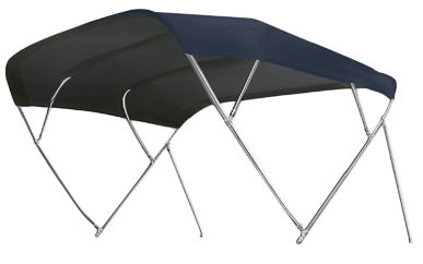 Zonnetent model 'Fly Inox'; navy; 255x156x252cm - 380360 5 - 380366