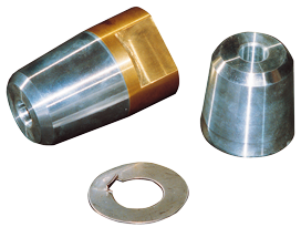 Dopmoer met zinkanode & RVS borgring voor schroefas &Oslash;45mm - 465020 10 - 465045