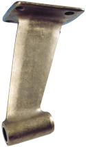 Bronzen uithouder met rechte montageflens, voor schroefas &Oslash;30mm - 468130 72dpi - 468130