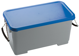 Accubak 270x520x270mm (bakmaat) 2x70Ah Polypropyleen-benzine en zuurbestendige bak - 480060 - 480060