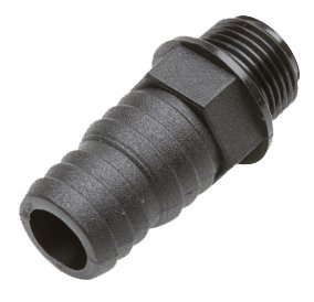 Kunststof slangpilaar, 3/8"x16-18mm, recht - 482016 - 482016