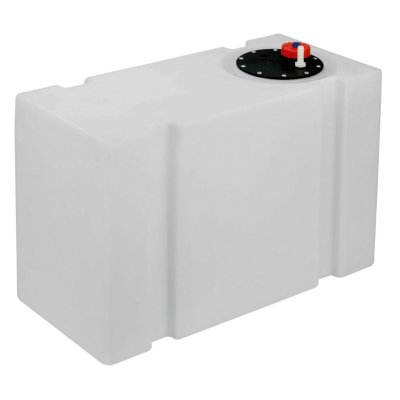 Polyethyleen drinkwatertank, 100l, 910x300x410mm (H: +30mm vulaansluiting) - 482115 - 482115