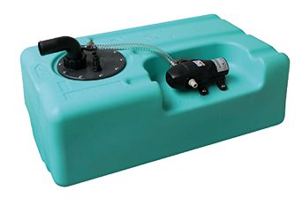 Kunststof watertank 39ltr 12V  550 x 200 x 390mm met Aqua Jet Drinkwaterpomp WPS 2.4 - 483339m - 483339/M