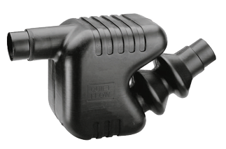 Kunststof waterlock/uitlaatdemper, slangaansluiting &Oslash;75/90mm, inhoud 33l, capaciteit toy 150pk - 486210 72dpi - 486210