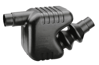 Kunststof waterlock/uitlaatdemper, slangaansluiting &Oslash;100/115mm, inhoud 33l, capaciteit tot 300pk - 486211 72dpi - 486211
