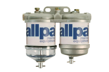 DUBBEL dieselfilter met waterafscheider
