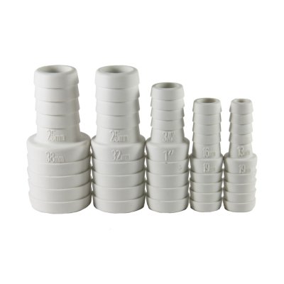 Kunststof slangverloop, &Oslash;19x13mm, wit - 486640 72dpi - 486640