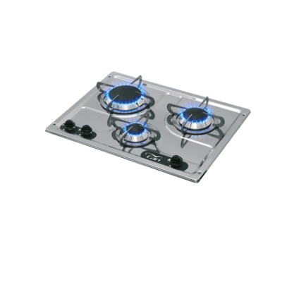 Gaskomfoor RVS, branders: 1x klein/1x medium/1x groot - 487522 72dpi - 487522