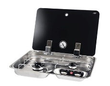 Gaskomfoor met afdekplaat, branders: 1x klein / 1x medium - 487579 72dpi - 487579