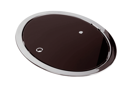 RVS Spoelbak, ovaal, met rookglazen deksel, 510x390x150mm - 488035 01 72dpi - 488035