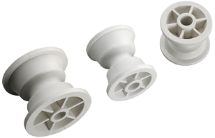Losse nylon rol voor ankerrol, &Oslash;54mm, B=48mm, pen &Oslash;12mm - 489020 72dpi - 489020