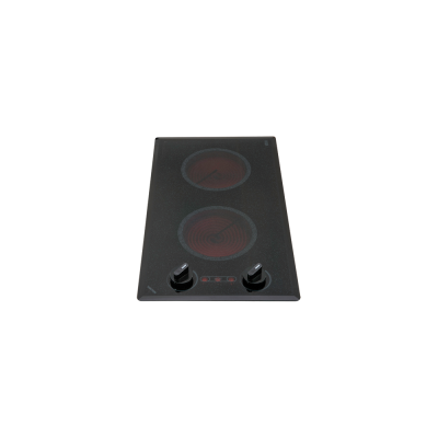 Kenyon Keramische Kookplaat Draaiknop, 10A/240V - 2400W  2 x &Oslash;16.5cm - 497071 1 - 497071