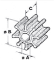 Impeller - Jabsco - 500163 02 72dpi - 500163