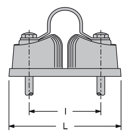 Antal Aluminium cam cleat, lijn &Oslash;10-14mm, L=86mm - 502033 01 72dpi - 502033
