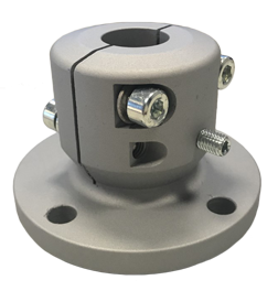 Stalen klemflens met centreerrand, &Oslash;45mm-as, center &Oslash;63,5mm, steek &Oslash;108mm, 4x &Oslash;12m - 518045 - 518045