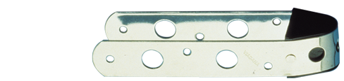 RVS roerbeslag voor pen &Oslash;10mm, L=132mm - 520800 72dpi 1 - 520800