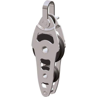 Antal RVS 316 mini block serie 34x6, kogelgelagerd, fiddle block + becket (hondsvot) - 5400331 72dpi - 5400331