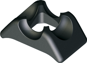 Antal Aluminium lock voor 1-schijfs OPF-60 & 70 blokken - 540061l 300dpi - 540061L