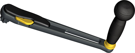 Antal  winchhandel 'Speedylock', L=250mm, gewicht 0,53kg, ball grip - 542122 1 - 542122
