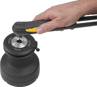 Antal  winchhandel 'Speedylock', L=250mm, gewicht 0,53kg, ball grip - 542122 2 - 542122