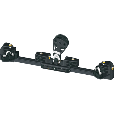 Antal aluminium 2-schijfs keerblok/eindfitting met hondsvot voor overlooprail 31x21mm - 544275 72dpi - 544275