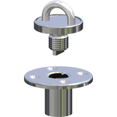 Antal RVS screwed deck eye, voor block serie OPF-60 - 547306 - 547306