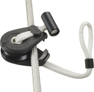 Antal Aluminium Dyna snatchblok met Dyneema snap loop, lijn &Oslash;12mm, SWL 1000kg - 54dbs56 72dpi - 54DBS56