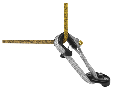 Antal Aluminium low friction hook (met klephaak), SWL 2200kg, loop breekkracht 6600kg - 54hk16 01 72dpi - 54HK16