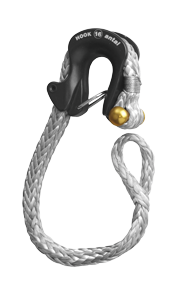 Antal Aluminium low friction hook (met klephaak), SWL 2200kg, loop breekkracht 6600kg - 54hk16 72dpi - 54HK16