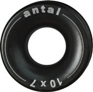 Antal Aluminium low friction ring, D1=10mm, D2=25mm, &Oslash;=7mm, T=12mm, SWL 800kg - 54r1007 72dpi500x500x0 - 54R1007