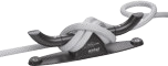 Antal Roller Cleat model RC290/SI Medium, zilver geanodiseerd - 54rc290b 3 3 - 54RC290/SI