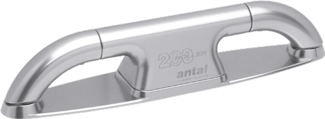 Antal Roller Cleat model RC420/SI Extra Large, zilver geanodiseerd - 54rc420si - 54RC420/SI