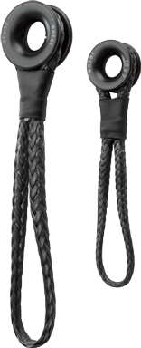 Antal Aluminium low friction ring & dyneema loop, D=20mm, L=130mm, Loop &Oslash;=6mm, SWL 1500kg - 54rl6 1 72dpi - 54RL6.1