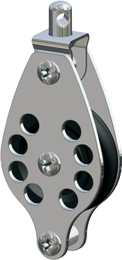 Antal RVS 316 Block serie 65, kogelgelagerd, single block + becket (hondsvot) - 54s0602 72dpi - 54S0602