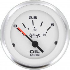 Lido Pro oliedrukmeter 0-5 bar (VDO) - 59260f - 59260F
