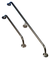 RVS Handreling, &Oslash;20mm, H=55mm, L=1000mm met middensteun - 613129 72dpi - 613129