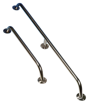 RVS Handreling, &Oslash;20mm, H=55mm, L=1200mm met middensteun - 613130 72dpi - 613130