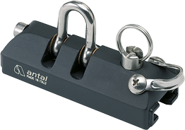 Antal Aluminium Genua slede 26x4, met shackle, 96x38x58mm, SWL 800kg - 621462 72dpi - 621462