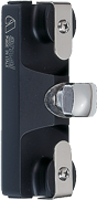 Antal Aluminium halyard slider 32x6, L=135mm, B=50mm, SWL 2800kg (single pin) - 622402 - 622402