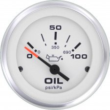 Lido Pro oliedrukmeter 0-100PSI (SW) - 62750f - 62750F