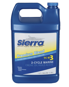 Sierra Motorolie Blue Premium TC3-W3, 946ml, voor outboards 2-takt - 641895002 01 72dpi - 641895002