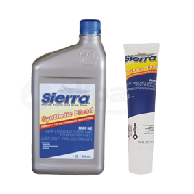 Sierra Synthetische Staartstukolie, 283.5gr/296ml (tube), voor outboards & sterndrives - 641896500 samen500x500x0 - 641896500
